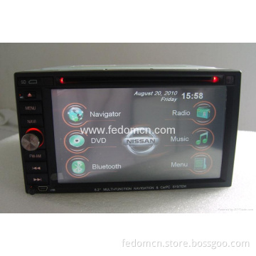 Car Audio Stereo System DVD Player GPS Navigation for Nissan Universal